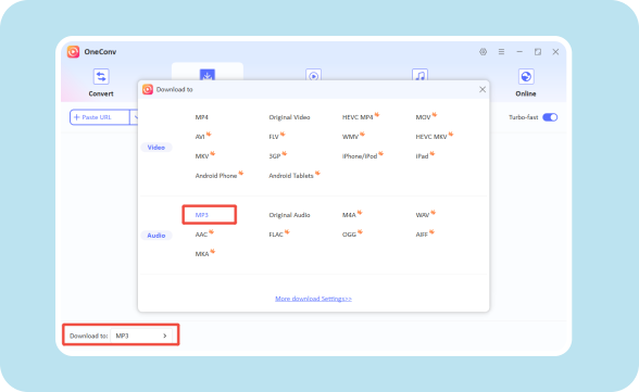 format setting