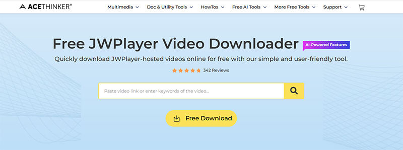 AceThinker download jw player videos