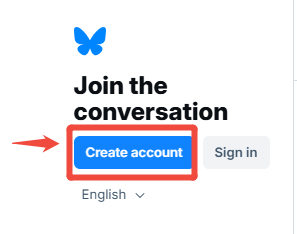 create bluesky account