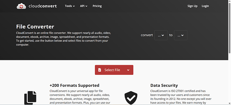 Convert 3GP to MP4 with CloudConvert