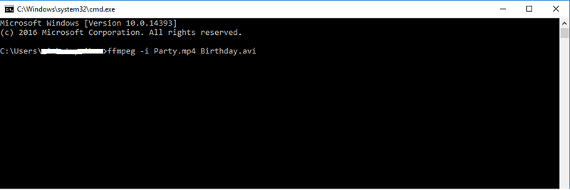 Convert 3GP to MP4 with FFmpeg