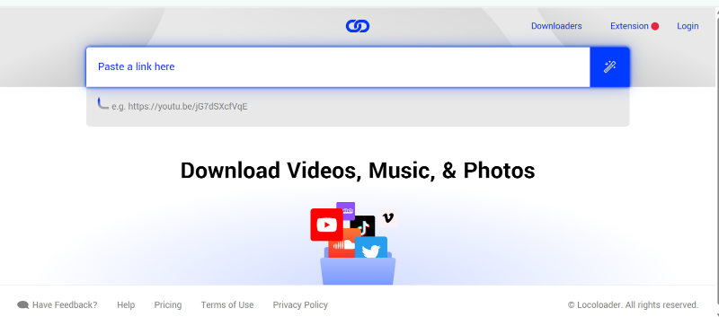 convert audiomack to mp3 with locoloader