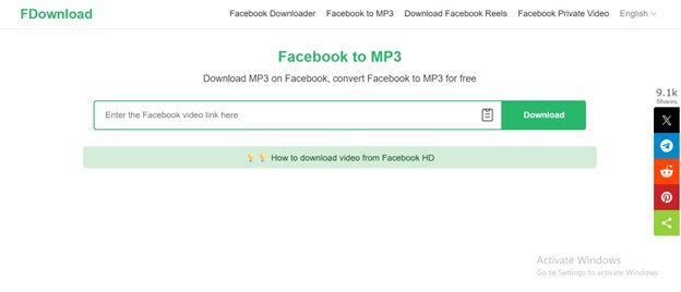 convert facebook video fdownload