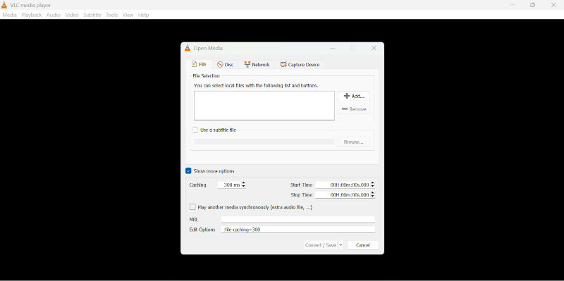 convert weba to mp3 with vlc