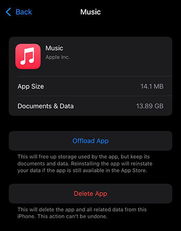 re-install apple music app