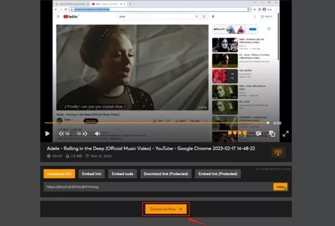 Download Doodstream Videos with Default Download Button