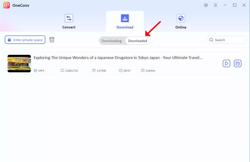 download hulu videos without restrictions with oneconv video converter on pc 5
