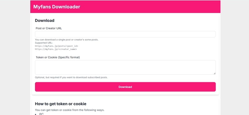 download myfans videos with online downloader