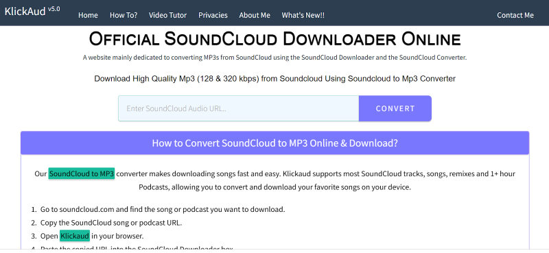 download soundcloud to wav klickaud