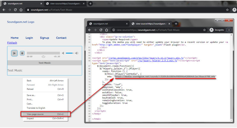 Download Soundgasm Audios with Inspect Tool