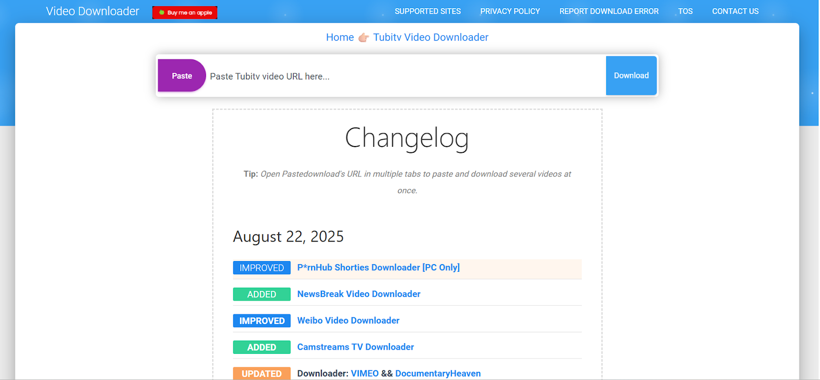 Download Tubi Video Pastedownload