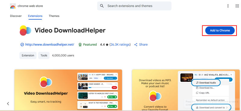 download voe video with chrome extension