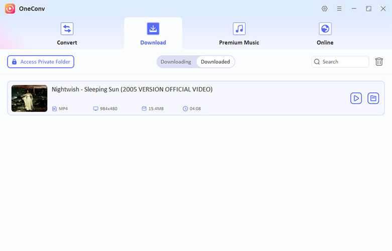 bitchute video downloaded oneconv