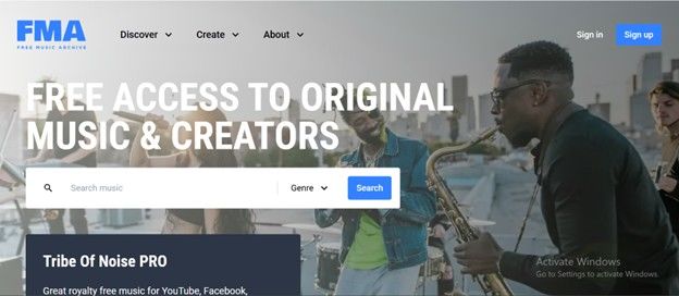 fma legal indie music download