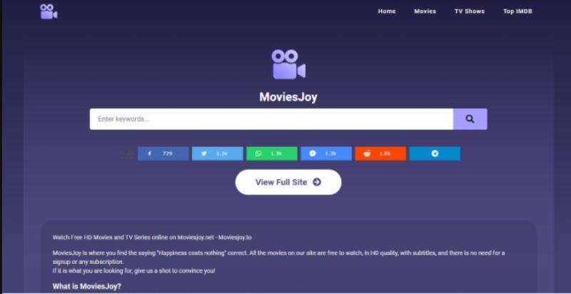 HDToday Alternatives MoviesJoy
