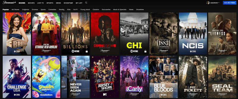 HDToday Alternatives Paramount Plus
