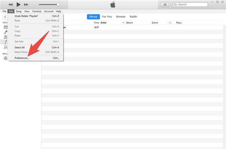mp3 to m4a with itunes