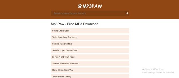 mp3paw download music youtube