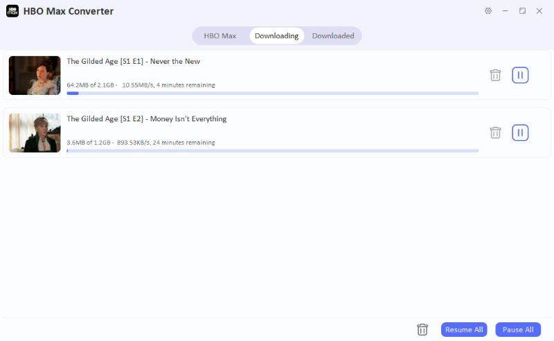 oneconv downloading hbo max video