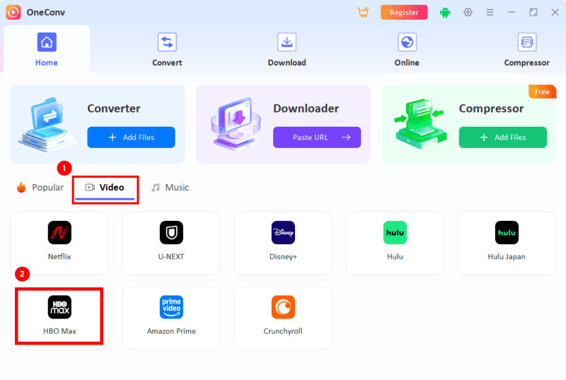 oneconv hbo max converter 1