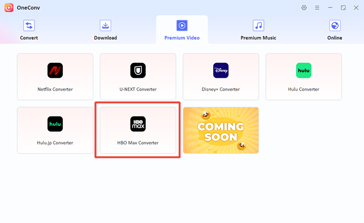 oneconv hbo max converter