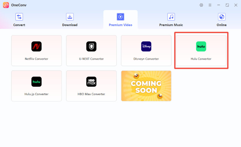 oneconv hulu converter