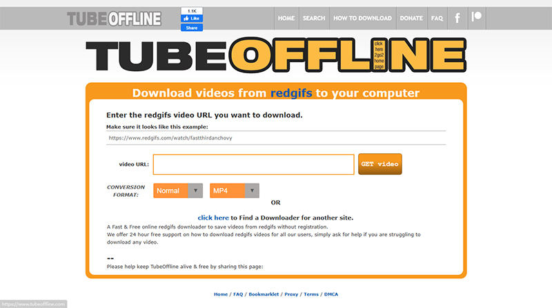 RedGIFs Downloader TubeOffline