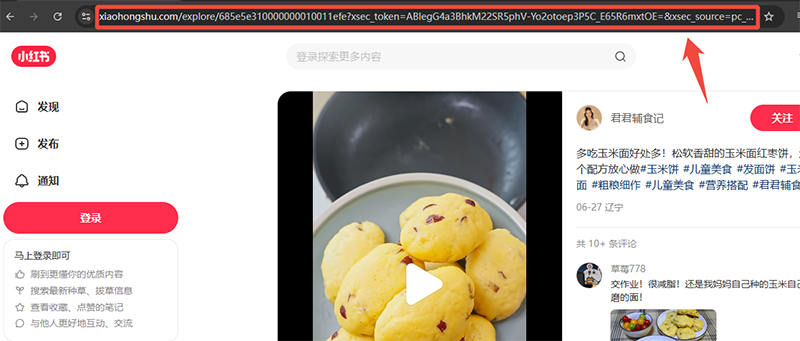 copy rednote url
