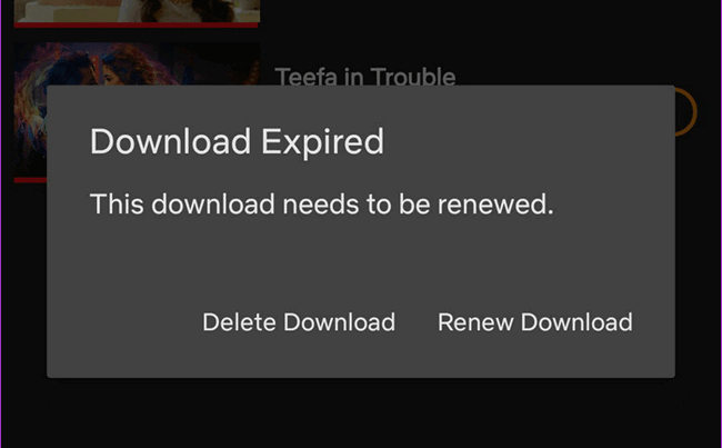 renew netflix downloads