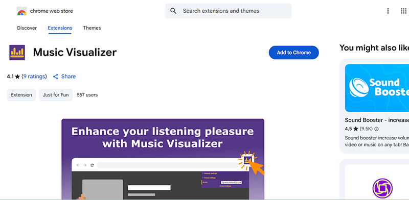 spotify visualizer musicstorm