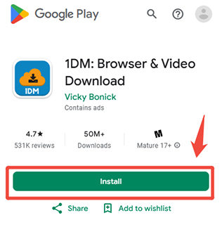 install 1dm browser