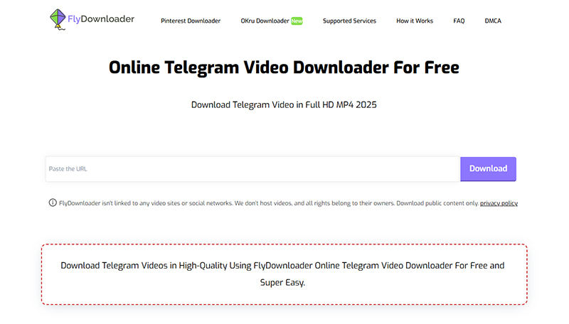 Telegram Private Channel Video Downloader Online