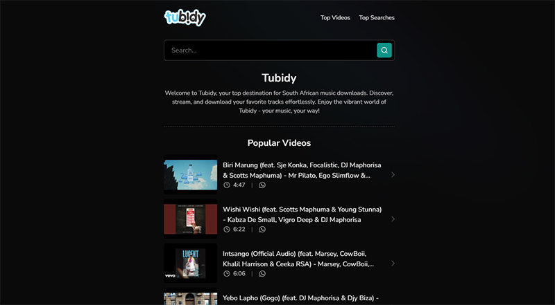 download tubidy music