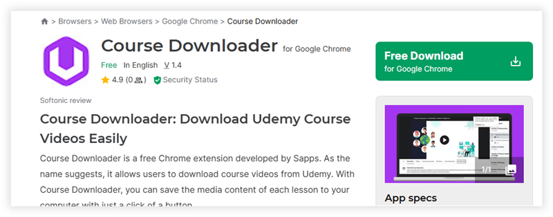 udemy downloader extension
