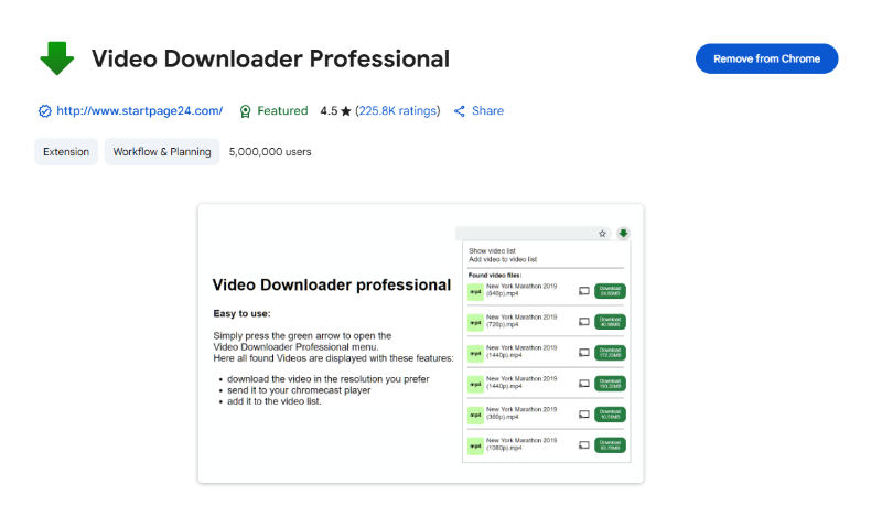 Video Downloader Professional