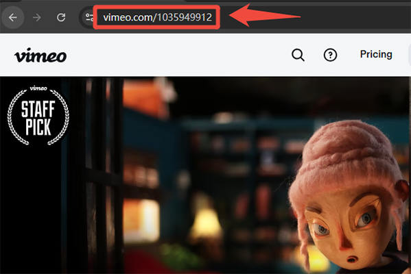 copy youtube url