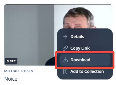vlipsy download button