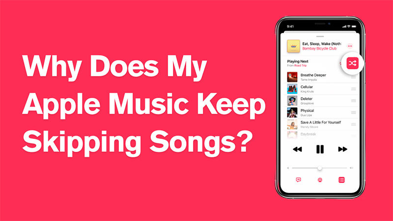 why does my apple music keep skipping