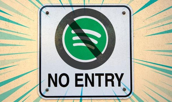 why is spotify blocked